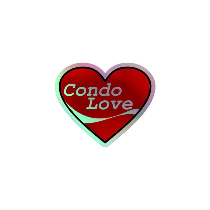 Holographic CondoLove Sticker product image (1)