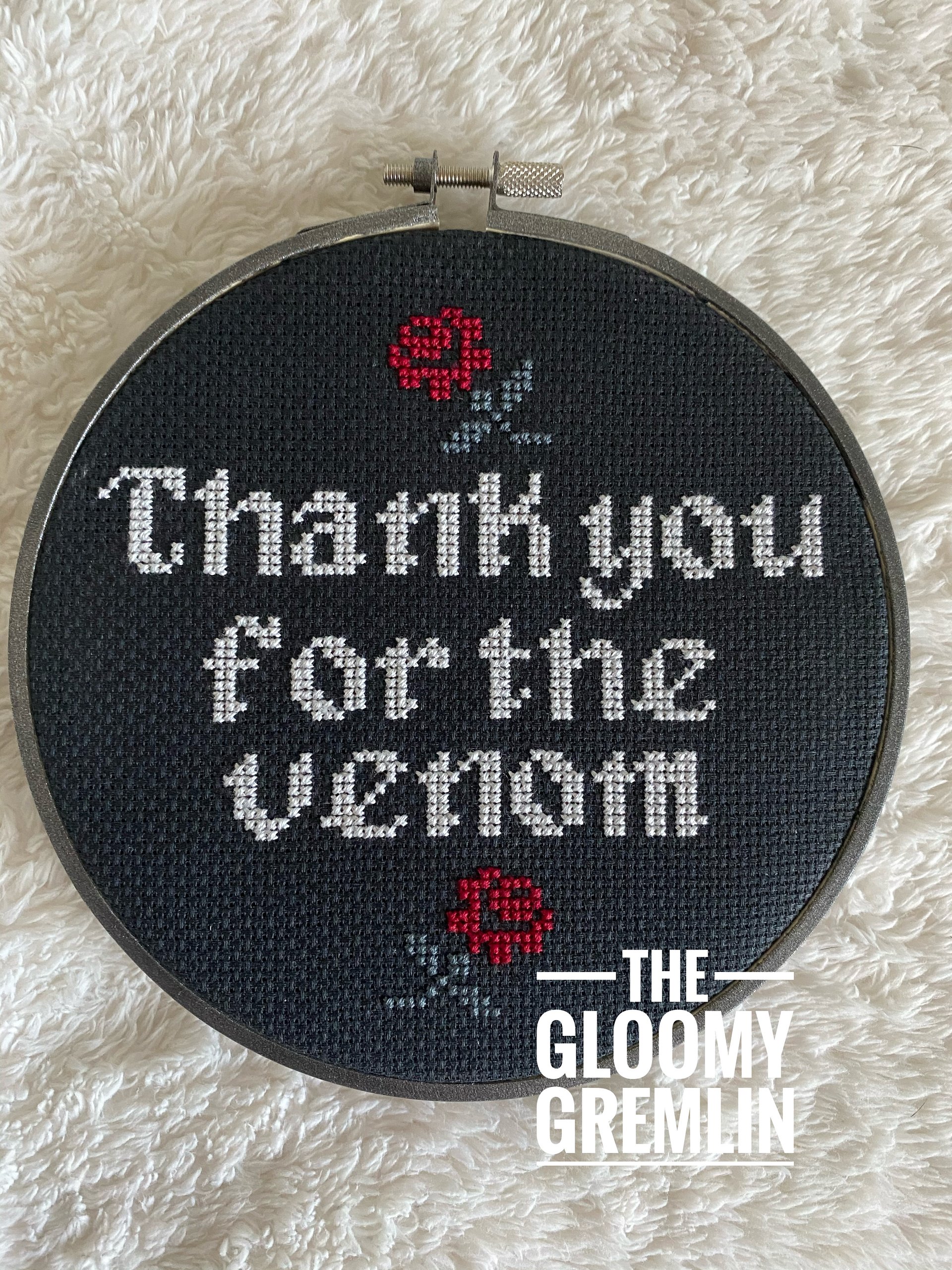 Thank You For The Venom - Cross Stitch Pattern product image (1)