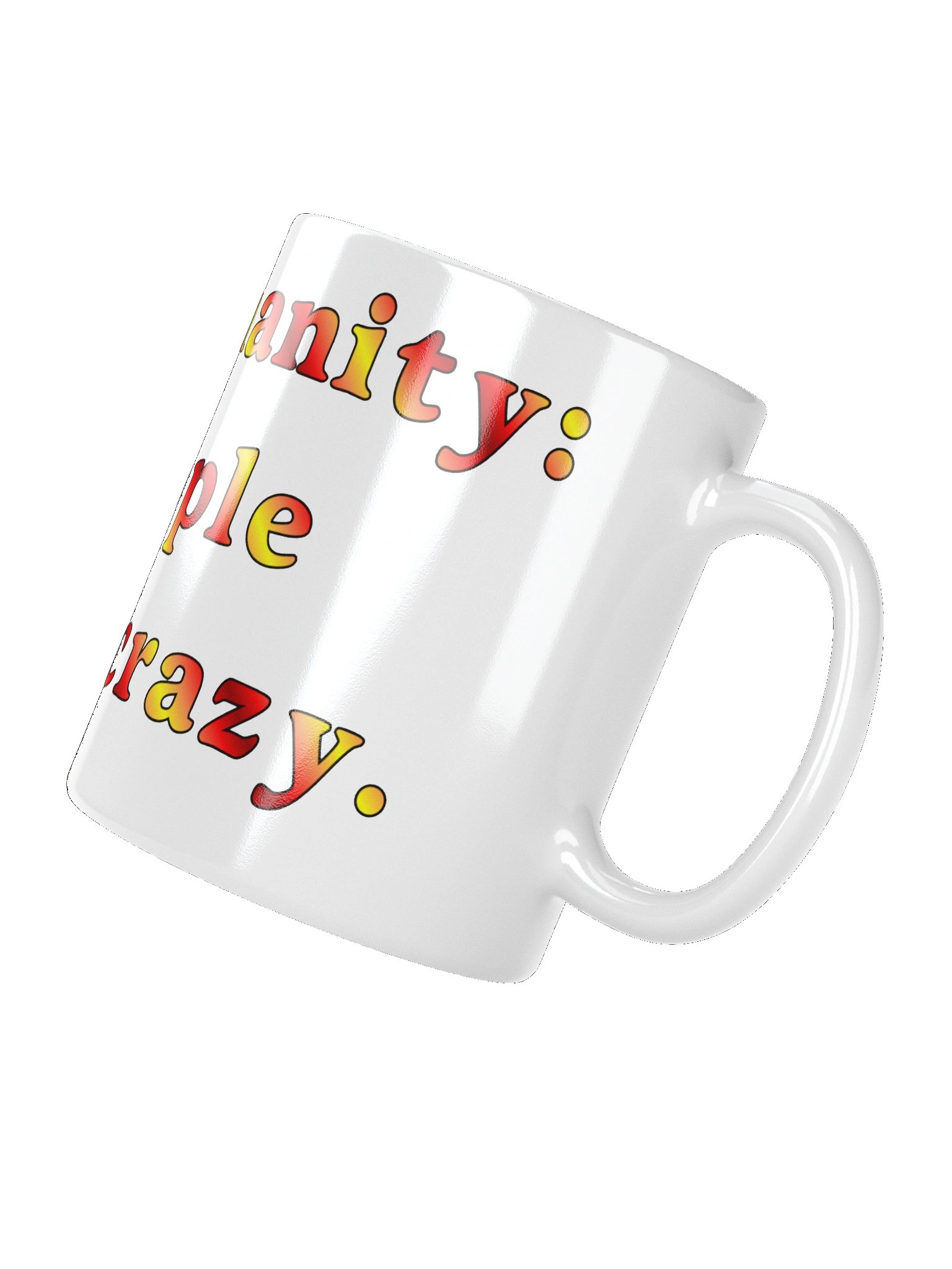 I Luv Humanity White Mug product image (7)