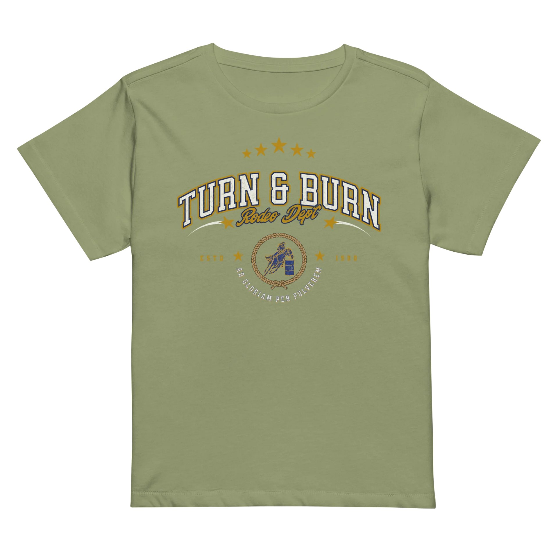 TURN & BURN – Women’s High-Waisted Tee product image (2)