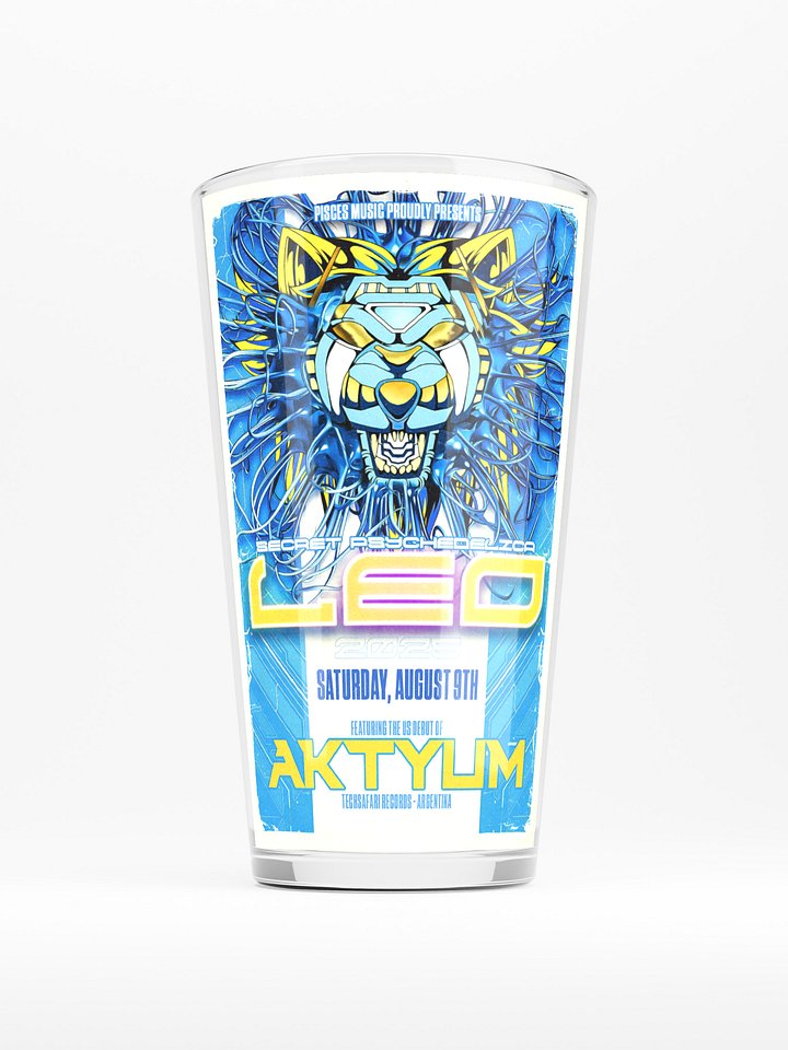 Leo 2025 Shaker Pint Glass product image (1)