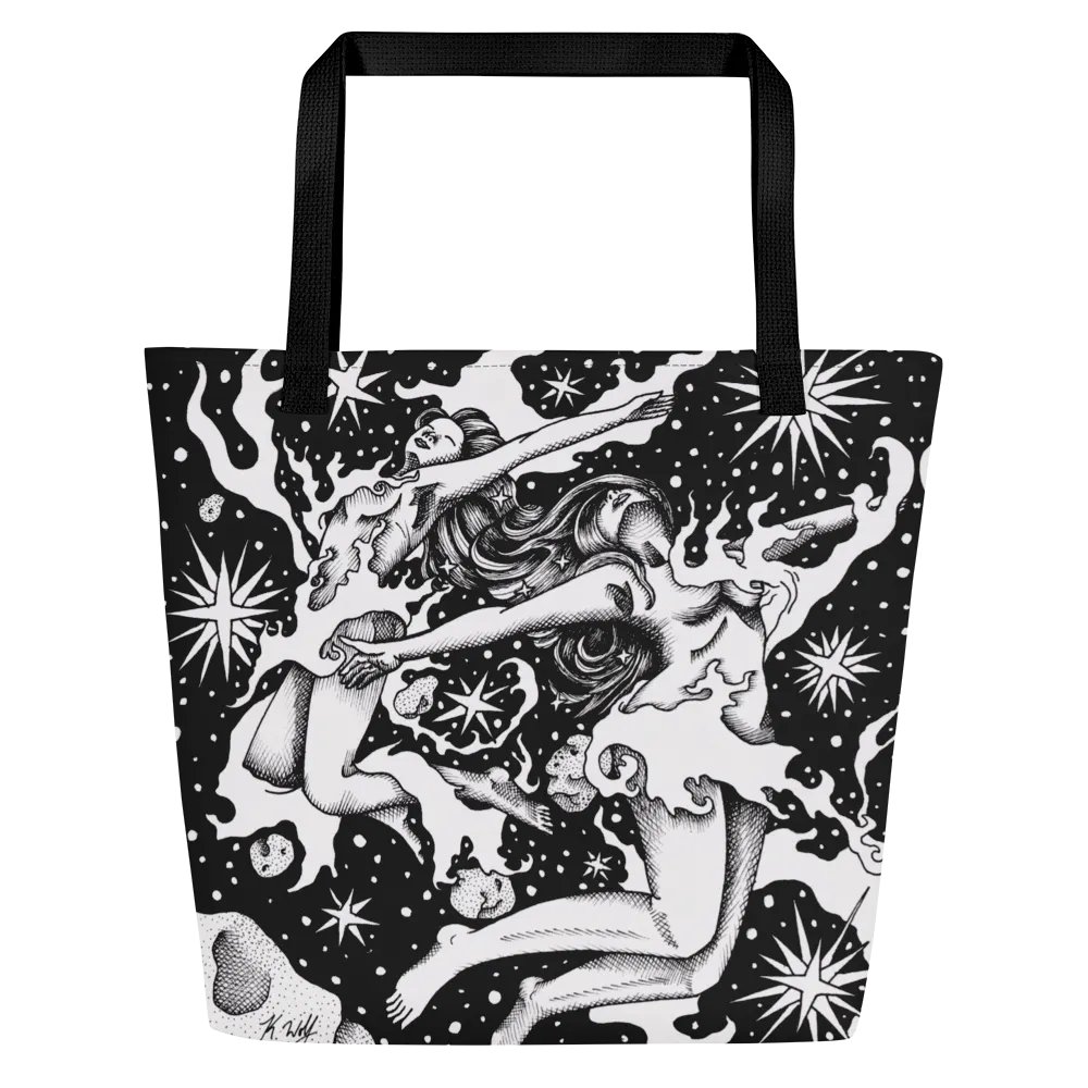 Gemini Zodiac All Over Print Tote Bag product image (1)