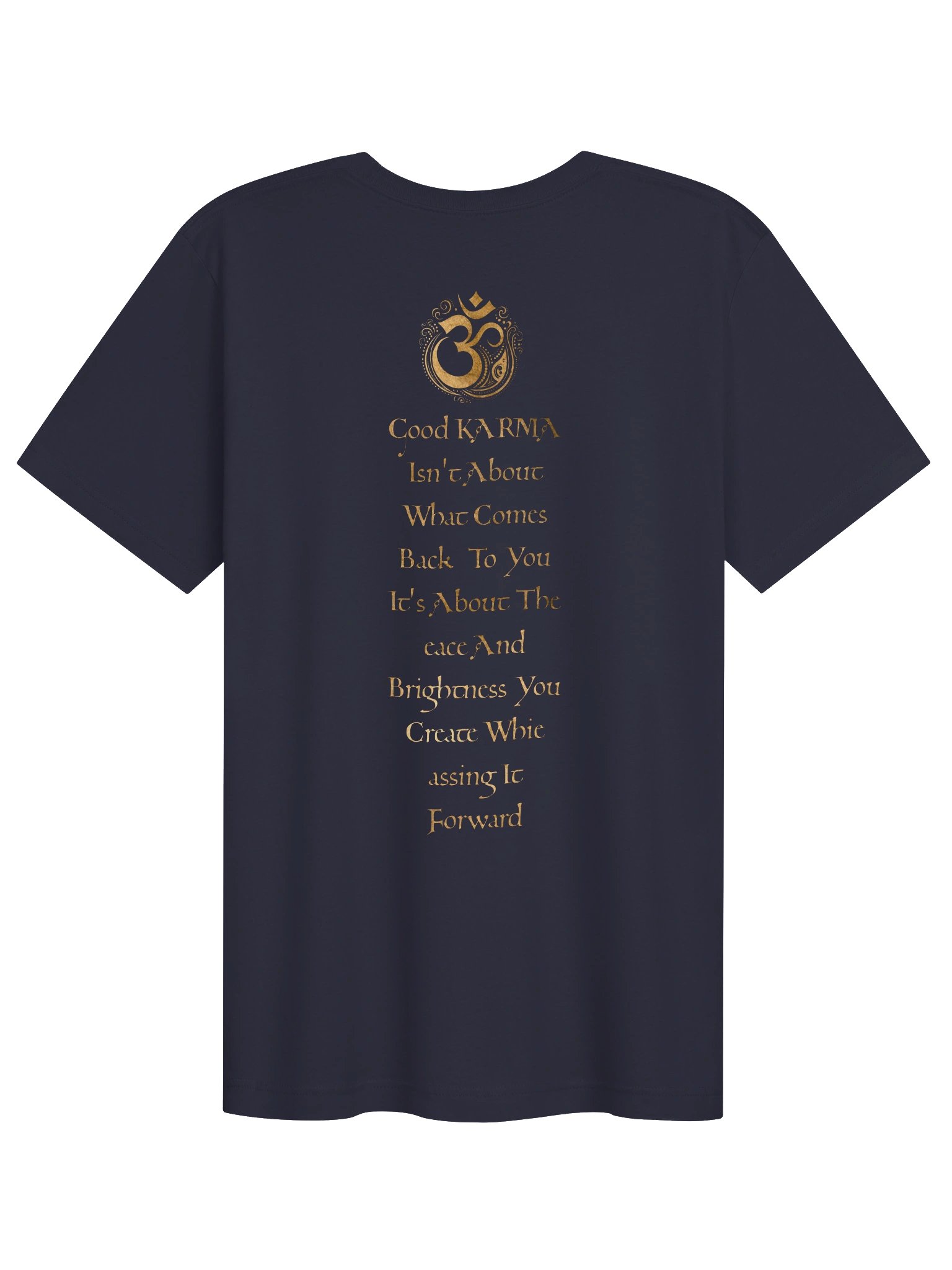 Good Karma Om Gold Tee product image (22)