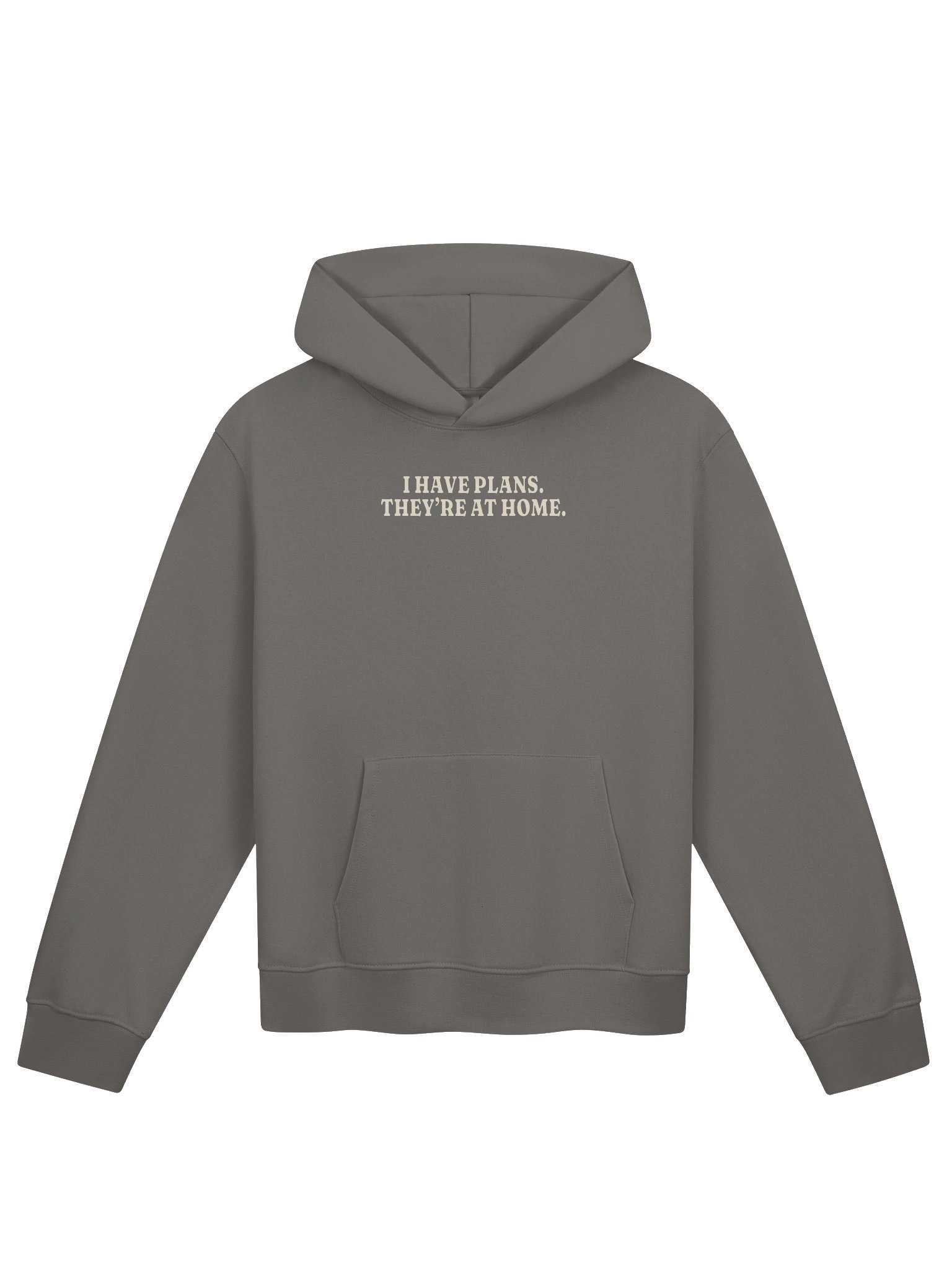 I Have Plans. They’re At Home Oversized Hoodie product image (1)