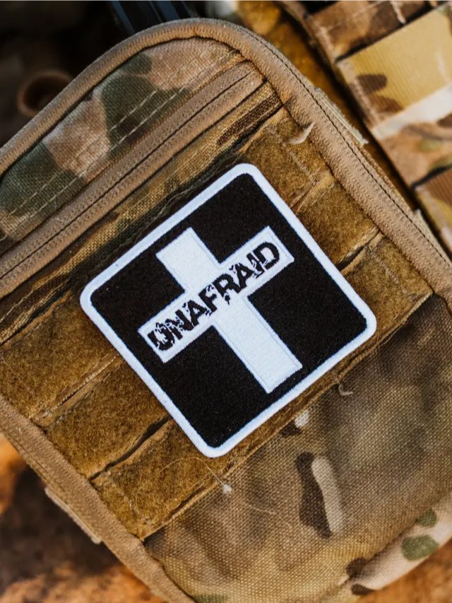 UNAFRAID Cross Tactical Velcro Patch product image (1)