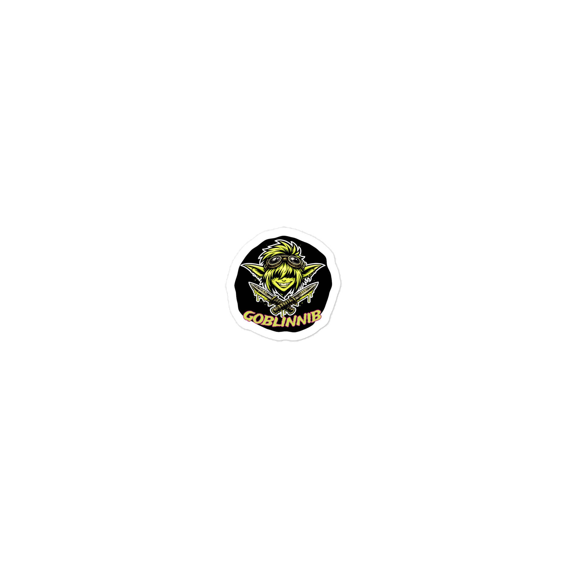 GoblinNib Toxic Blades Sticker product image (1)