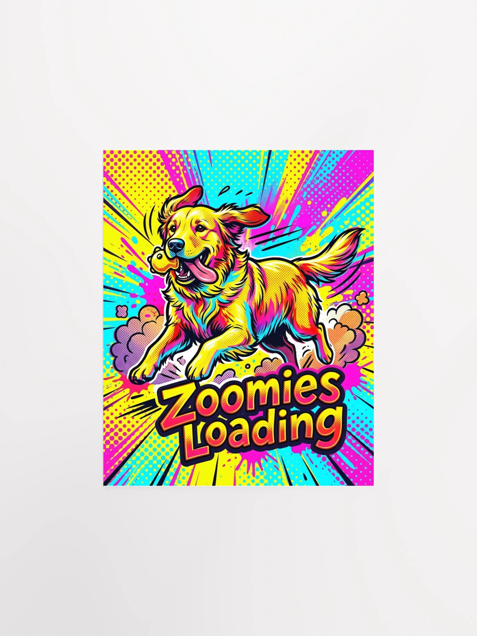 Zoomies Golden Poster product image (25)