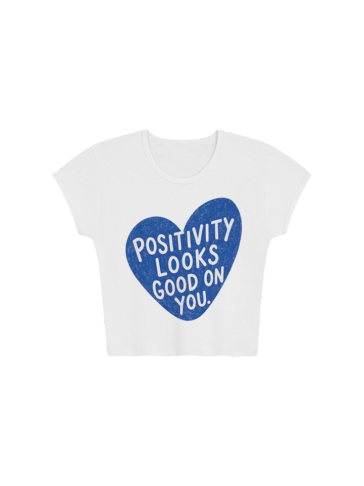 Positive Heart Crop Top product image (1)