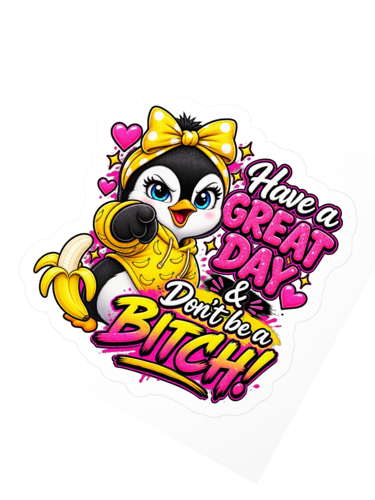 Have a Great Day & Don't Be a Bitch Lulu Sticker product image (2)