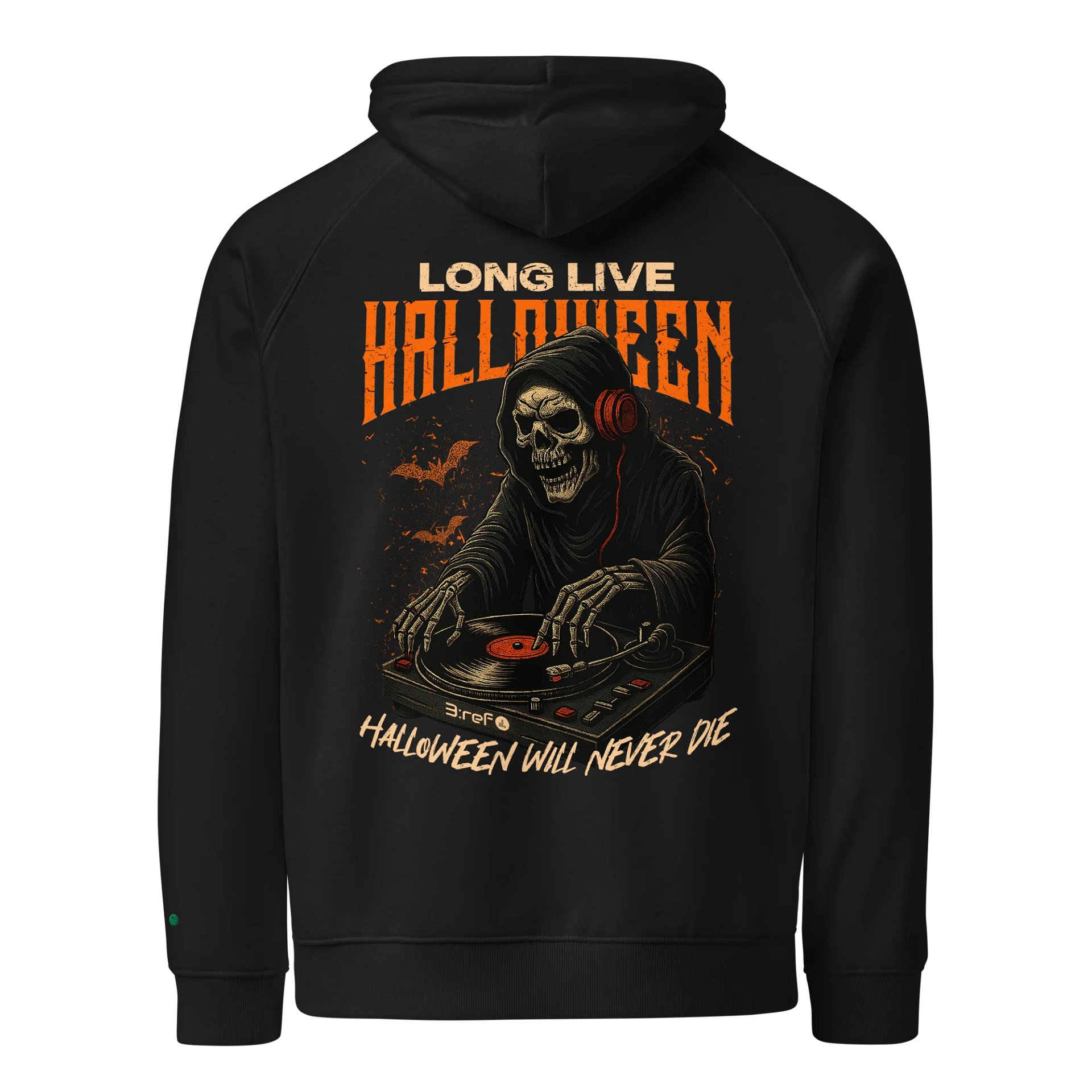 Spooky DJ Eco Raglan Hoodie product image (1)