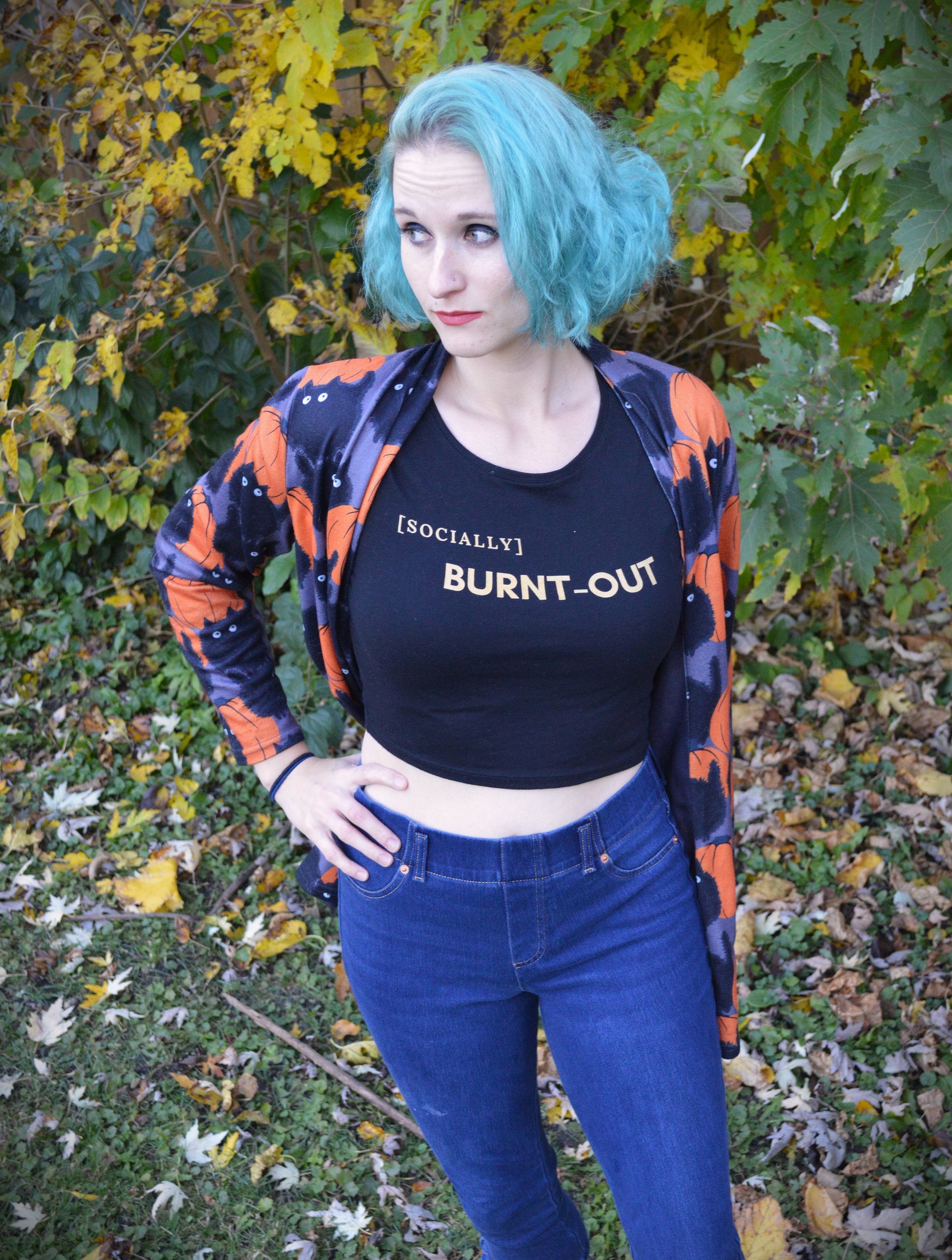 Socially Burnt-Out Cropped product image (1)