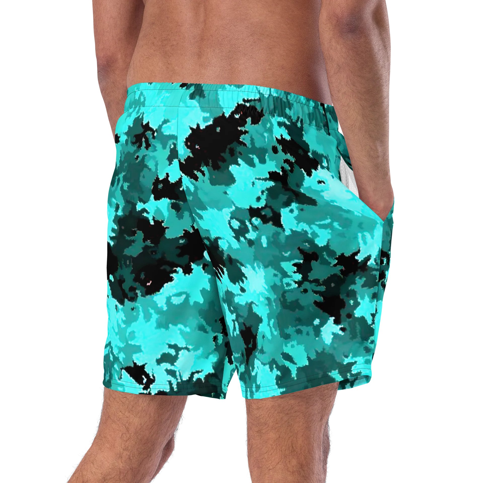 Oceanic Teal Swim Trunks product image (9)
