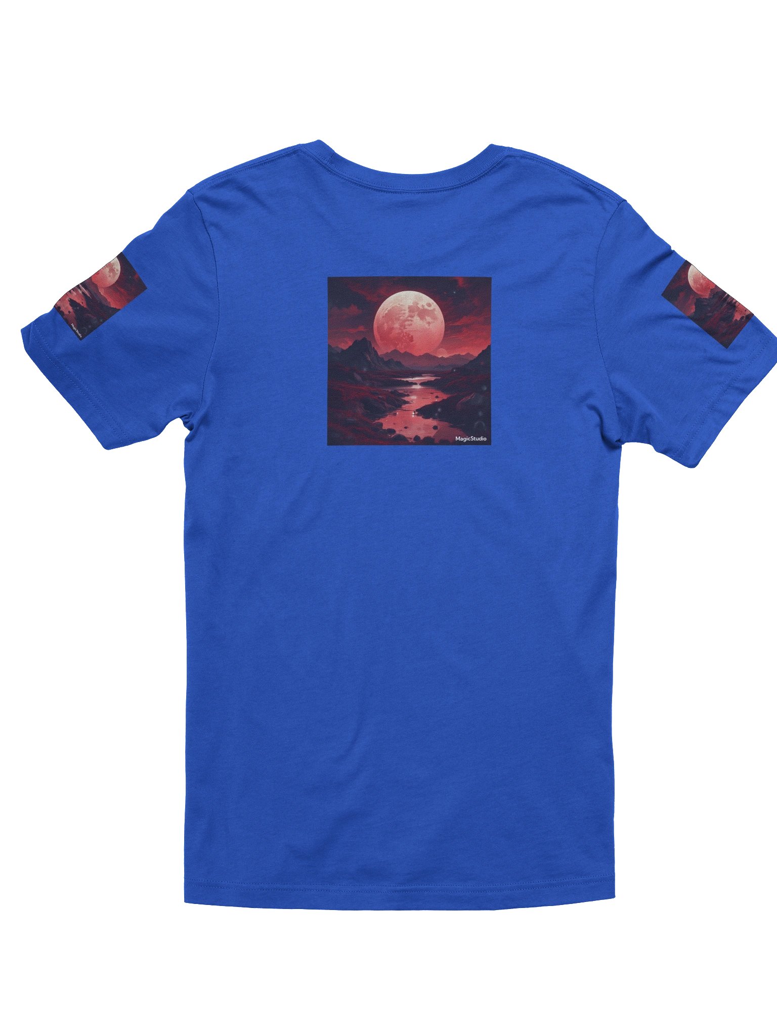 Lunar Reflections Red Moon T-Shirt product image (2)