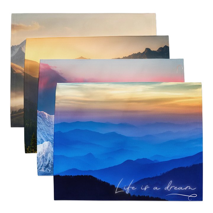 Gallery Horizons Placemats – Custom Art Set of Four product image (1)