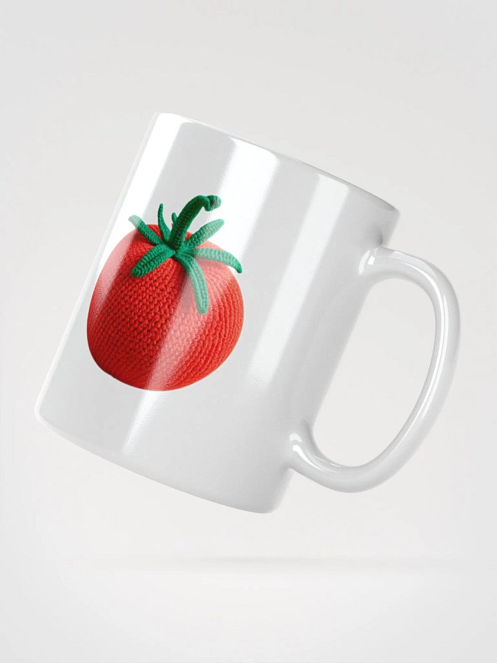 CozyAvocado White Glossy Tomato Mug #1 product image (2)