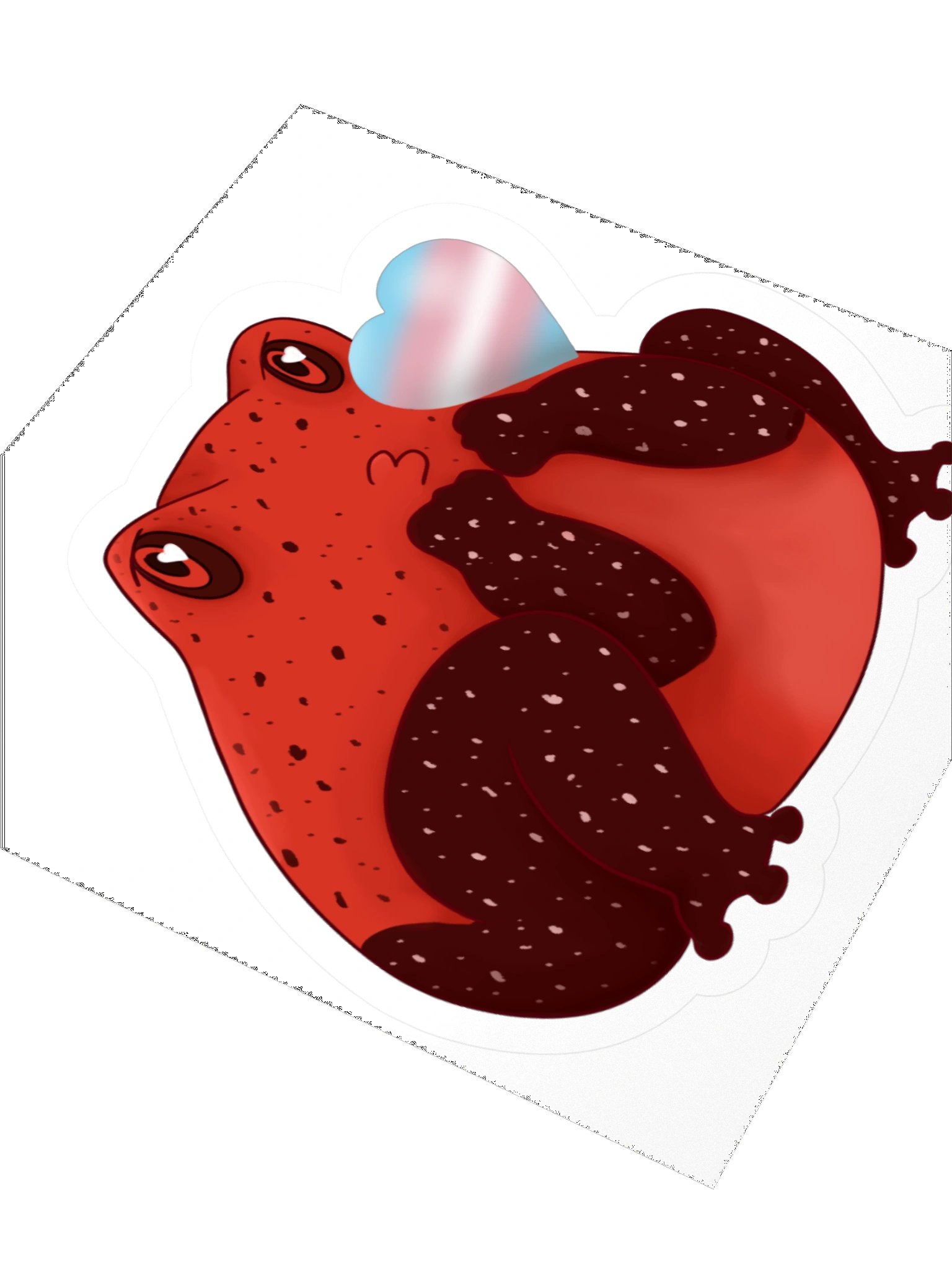 Trans Pride Frog Kiss product image (8)