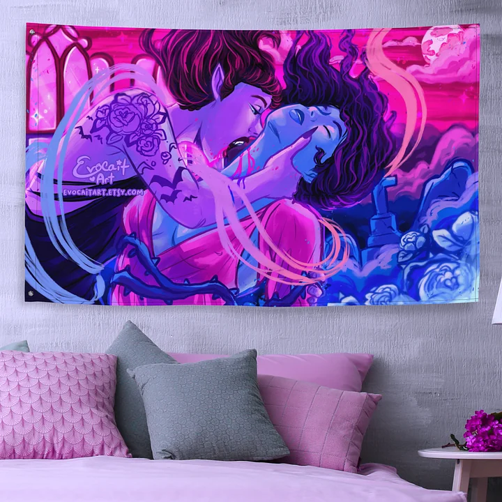 Fantasy Vampire Bisexual Pride Flag product image (1)