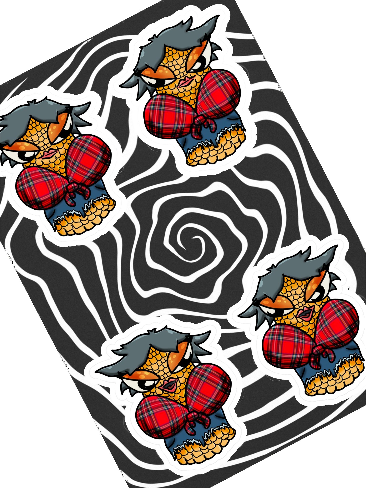 PUPPET STICKER | maizey the cornstar product image (1)