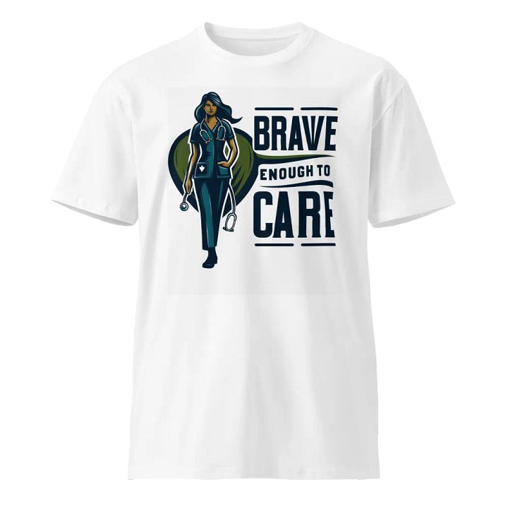 brave enough to care t-shirt product image (1)