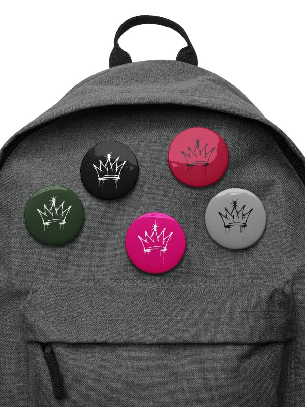 ONE KING Urban Crown Pin Buttons Set product image (5)