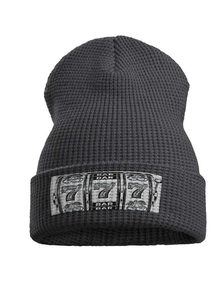 Lucky 7s & Cherry Reels Waffle Beanie product image (1)