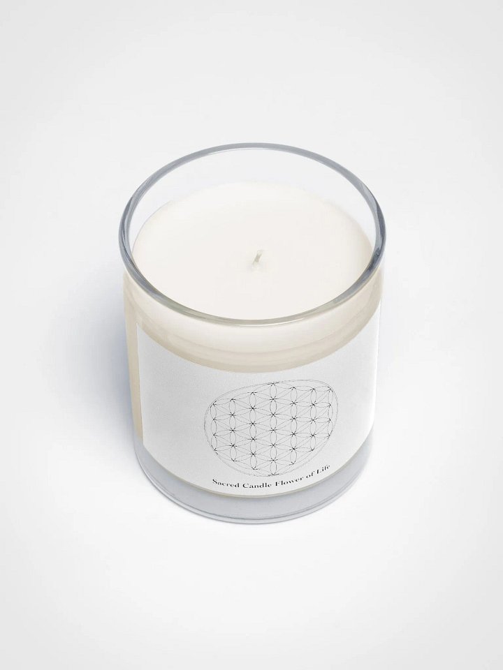 شمع مقدس با هندسه مقدس گل زندگی product image (2)