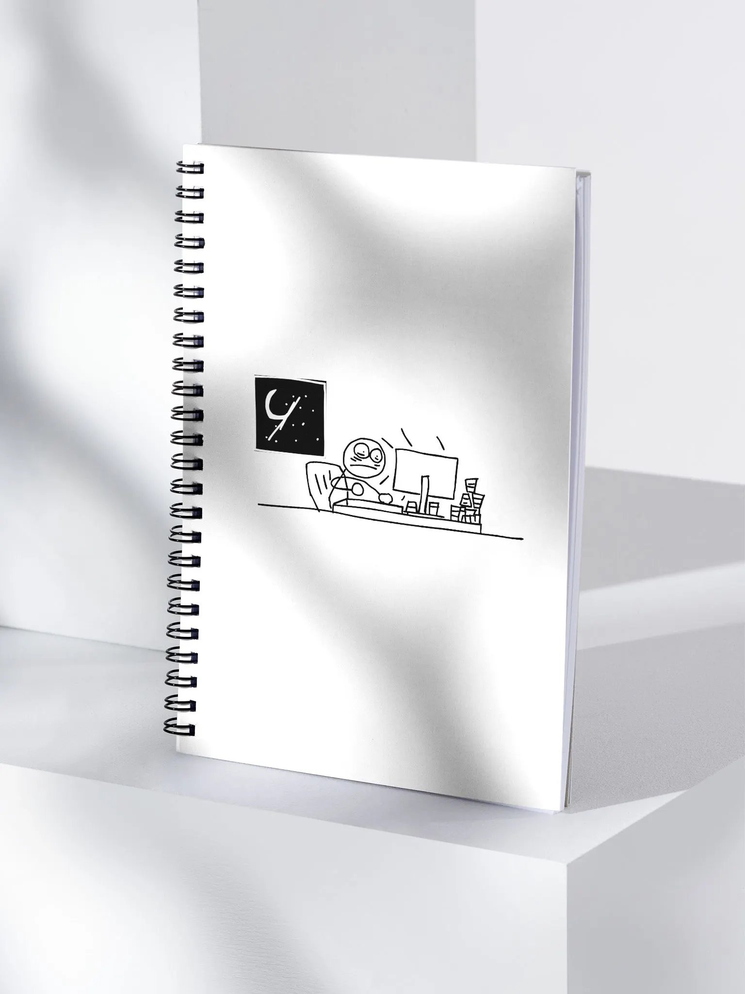 Over Productive Spiral Notebook product image (4)