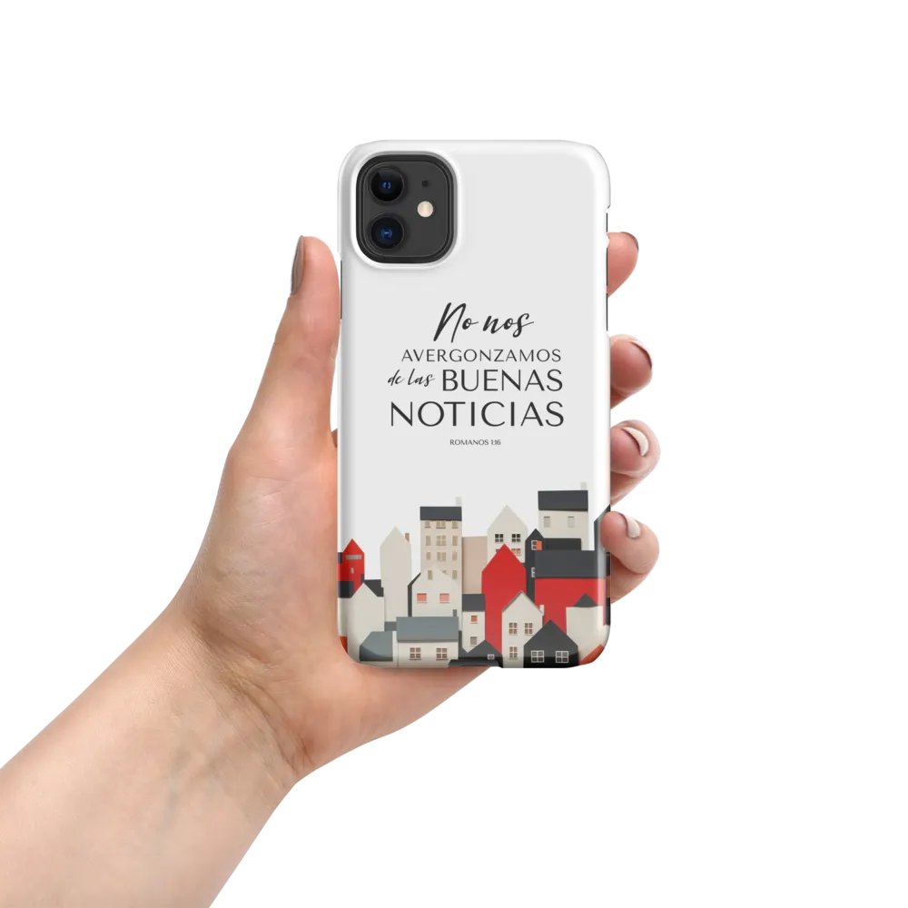 'No Nos Avergonzamos de las Buenas Noticias' iPhone® Snap Case product image (3)