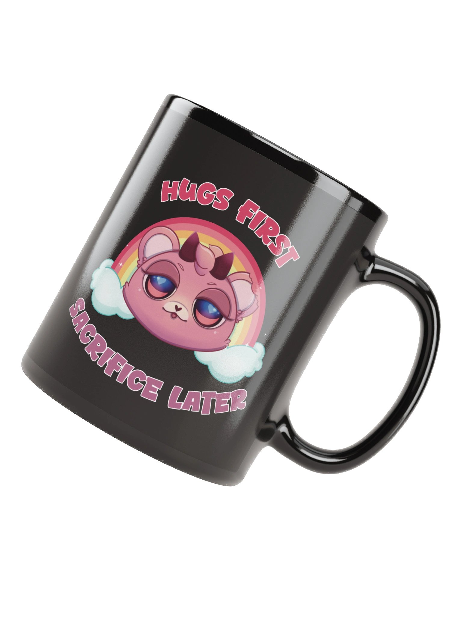 Hugs First, Sacrifice Later Glossy Mug product image (8)