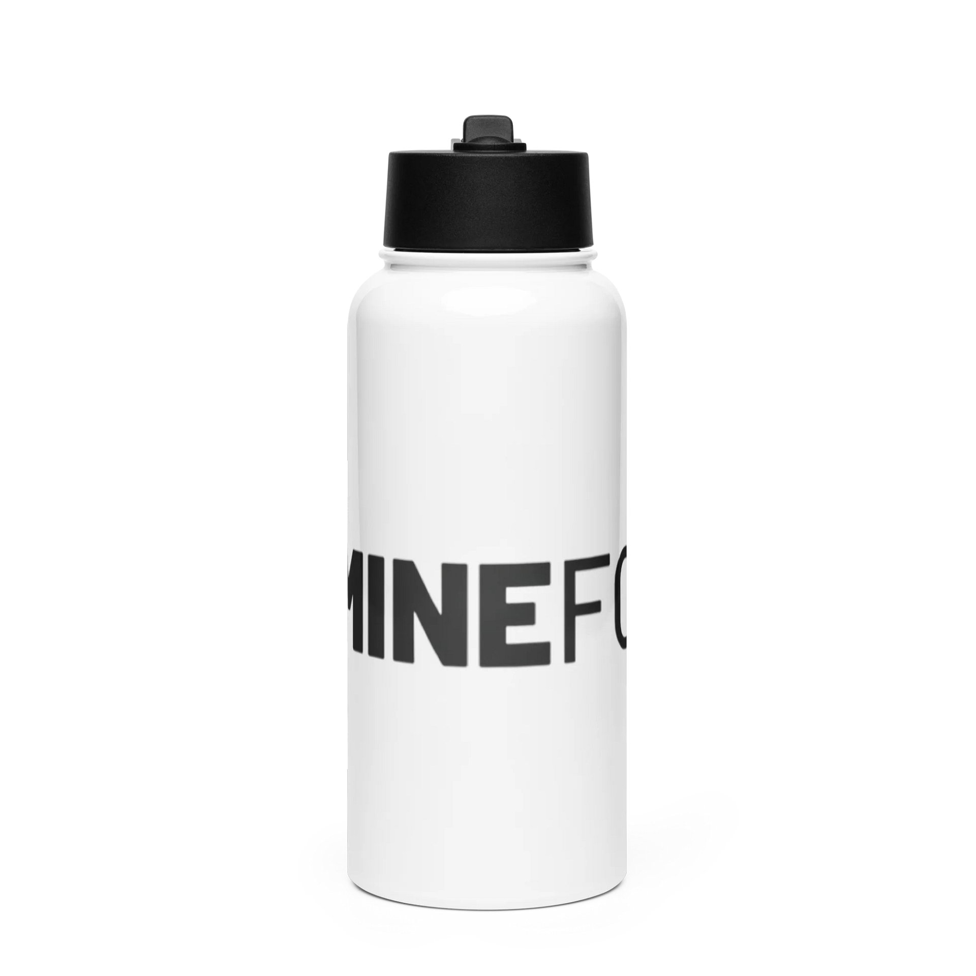 Minefort Stainless Steel Water Bottle – White product image (1)