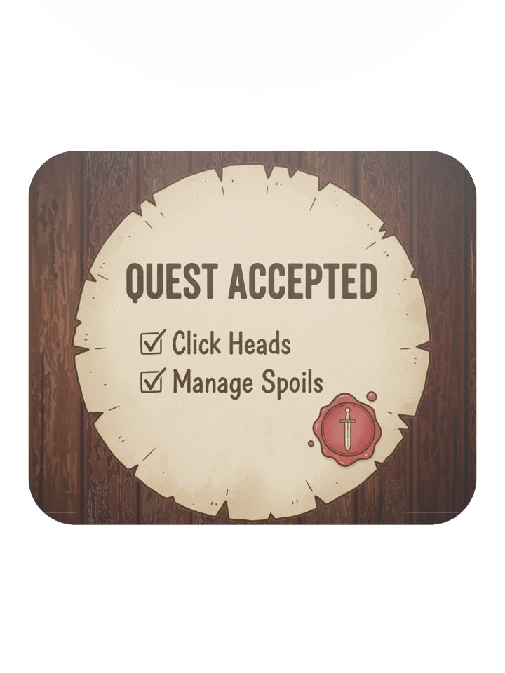 The Daily Quest Board Mouse Pad | Gaming Mouse Pad product image (2)
