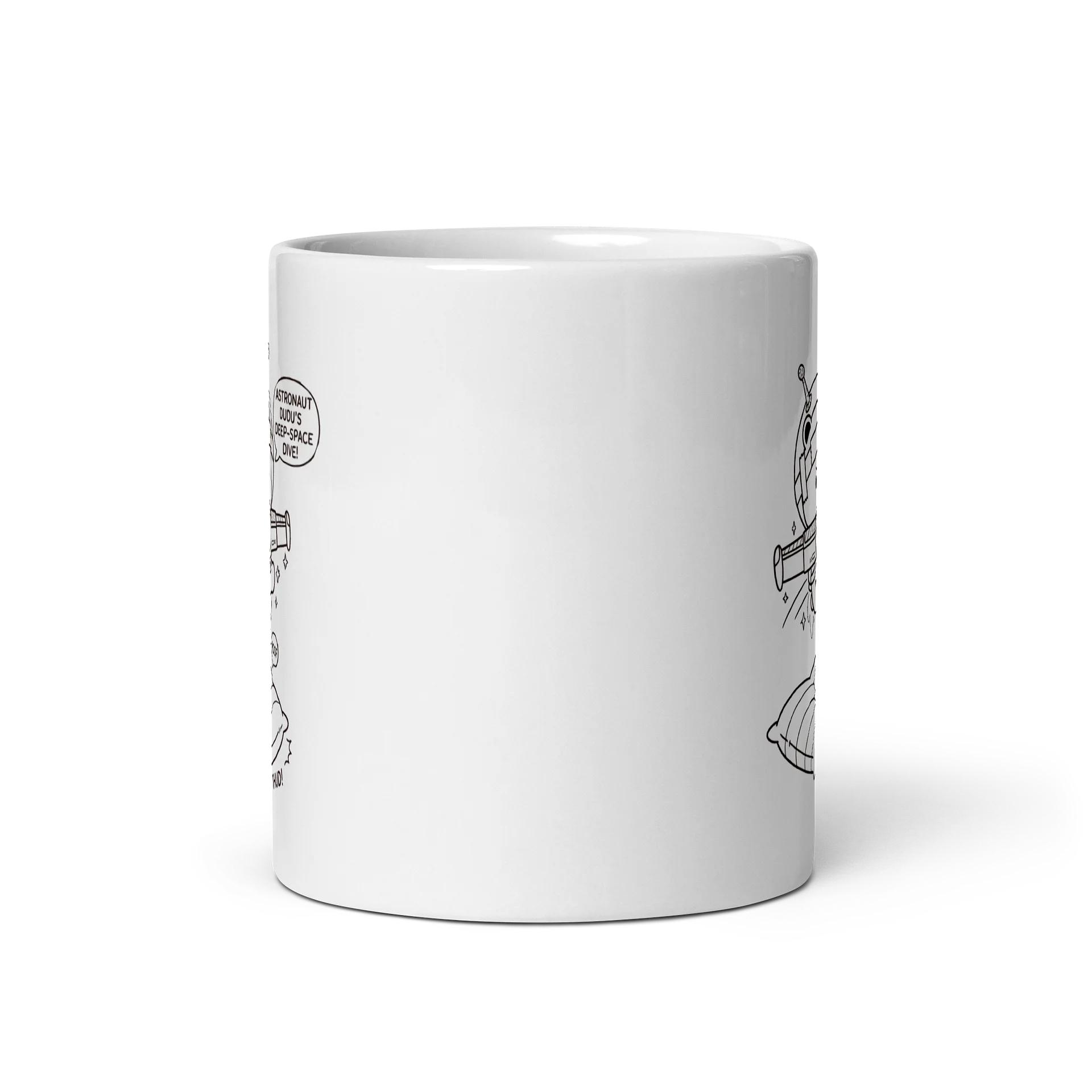 Astronaut Dudu's Deep-Space Dive Coffee Mug product image (5)
