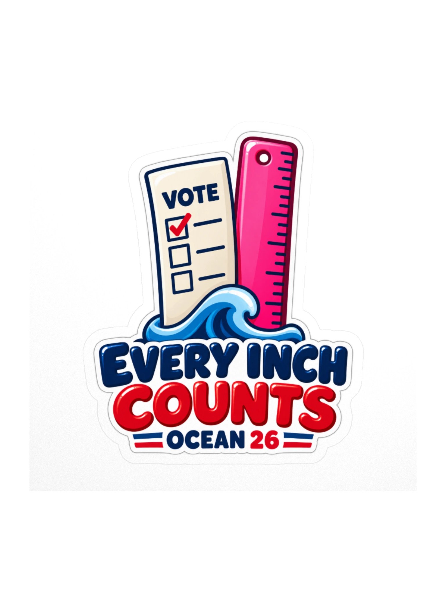 Every Inch Counts Sticker product image (2)