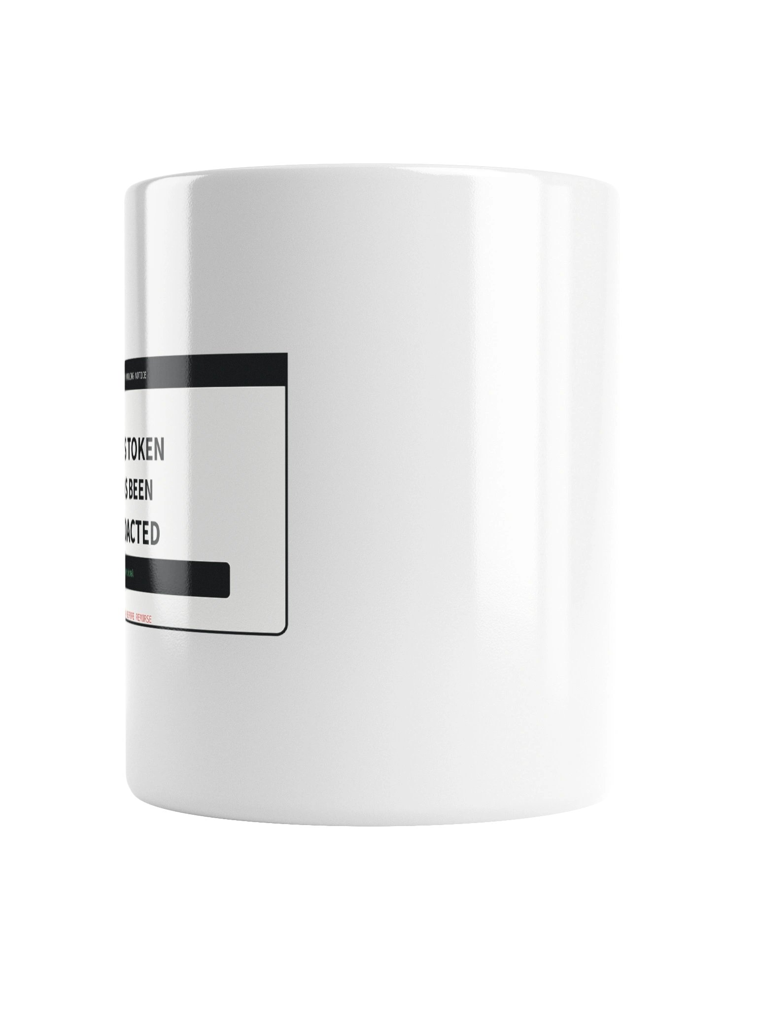 This Token Has Been Redacted Mug product image (2)