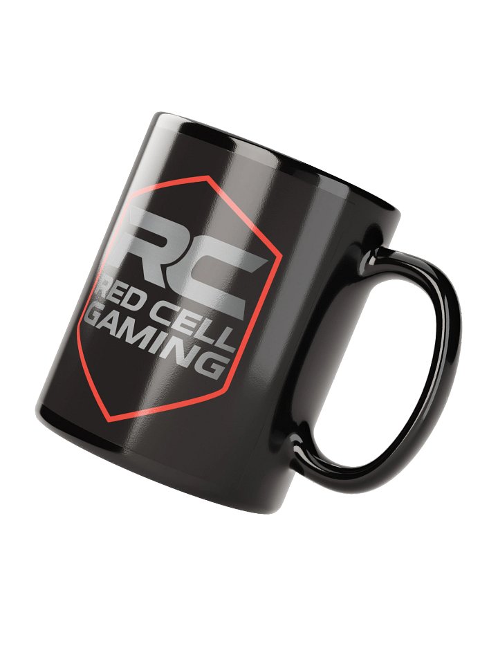 Red Cell Gaming Logo Black Glossy Mug product image (4)