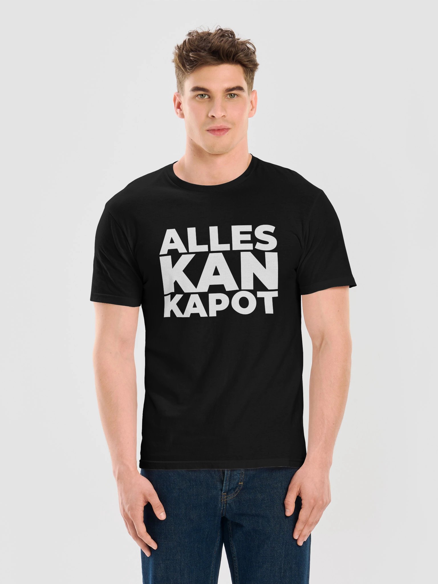 Alles kan kapot T-Shirt – Zwart product image (2)