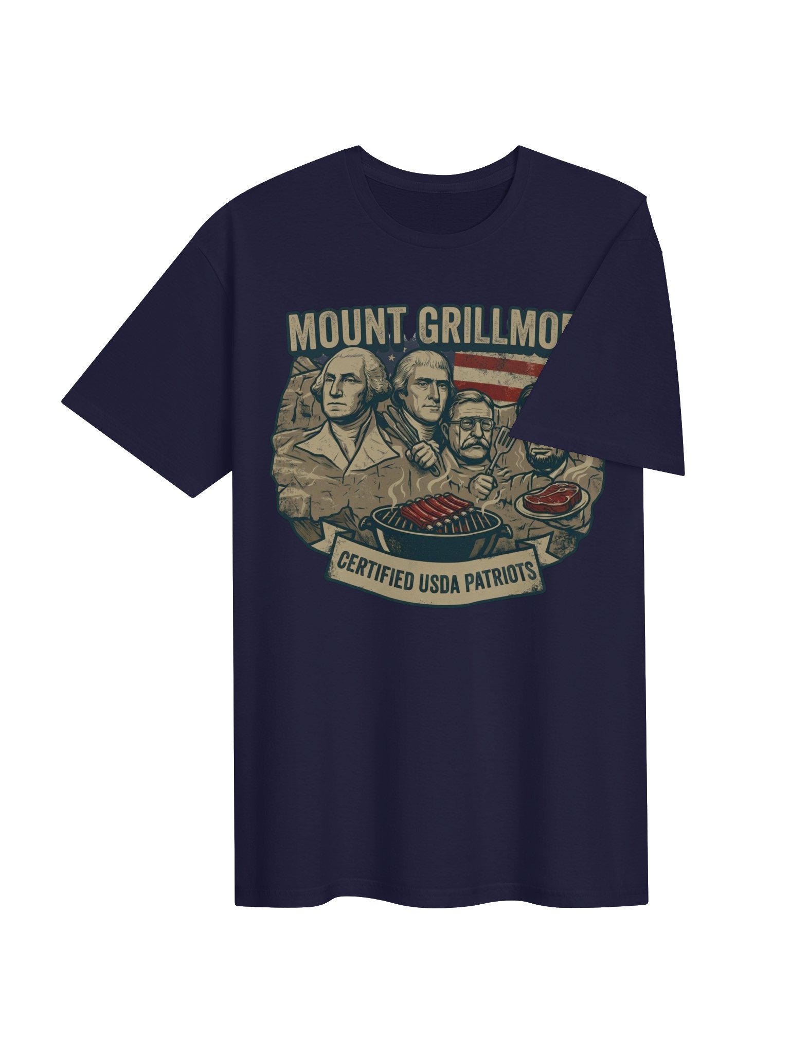 Mount Grillmore - Certified USDA Patriots | USA T-Shirt product image (4)