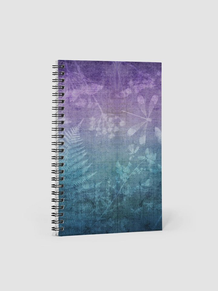 Blue Wildflowers Spiral Notebook product image (1)
