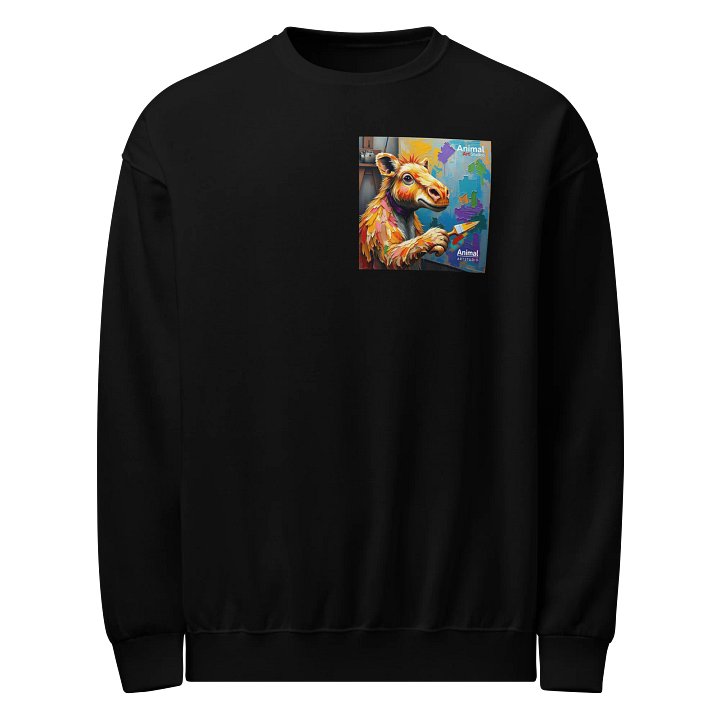 wait the animal is doing a painting product image (1)