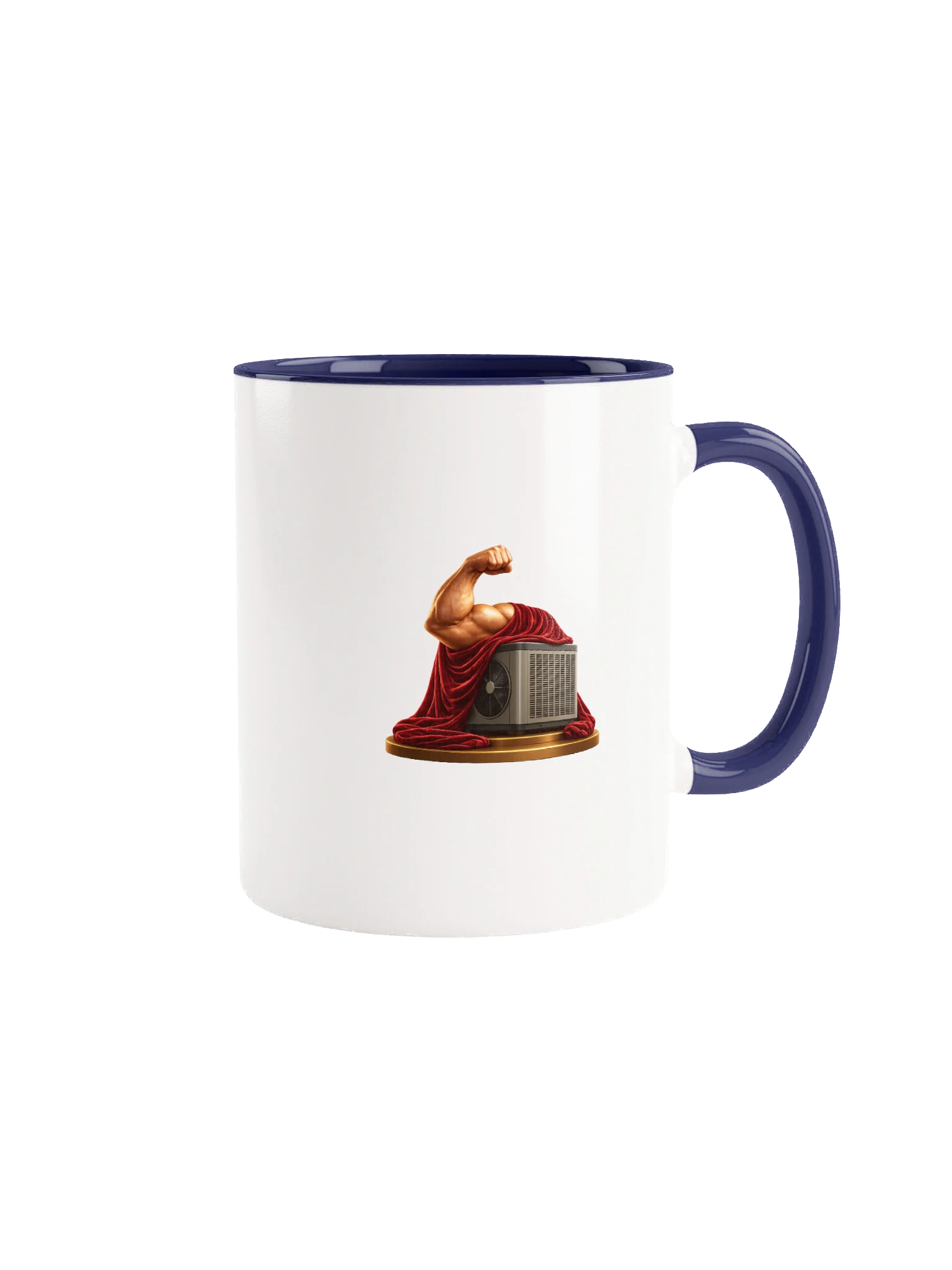 #GetHeatPumped Mug with PumpedPump, heat pump merch from GetHeatPumped
