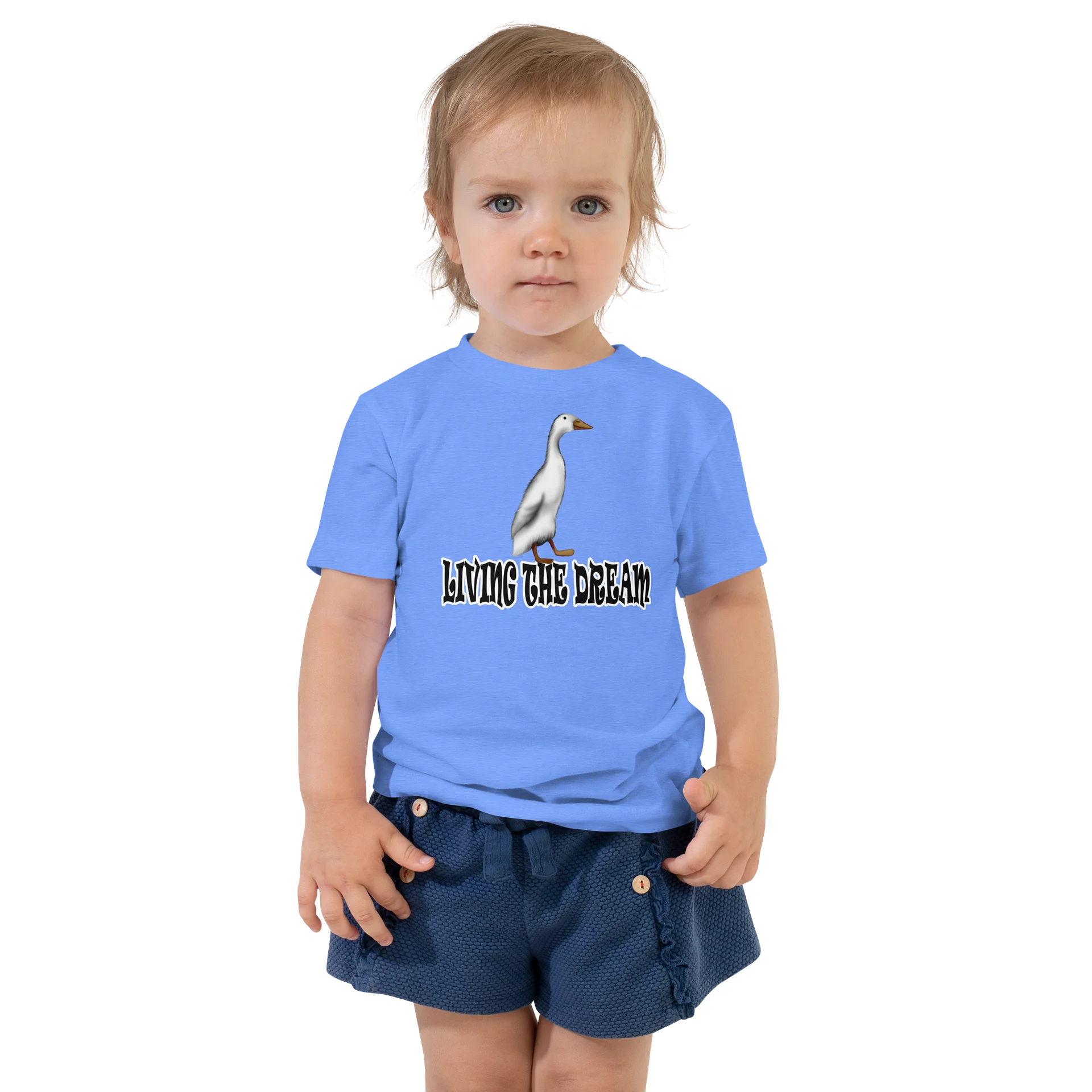 Duck "LIVING THE DREAM", Toddler T-Shirt - Bella+Canvas product image (2)