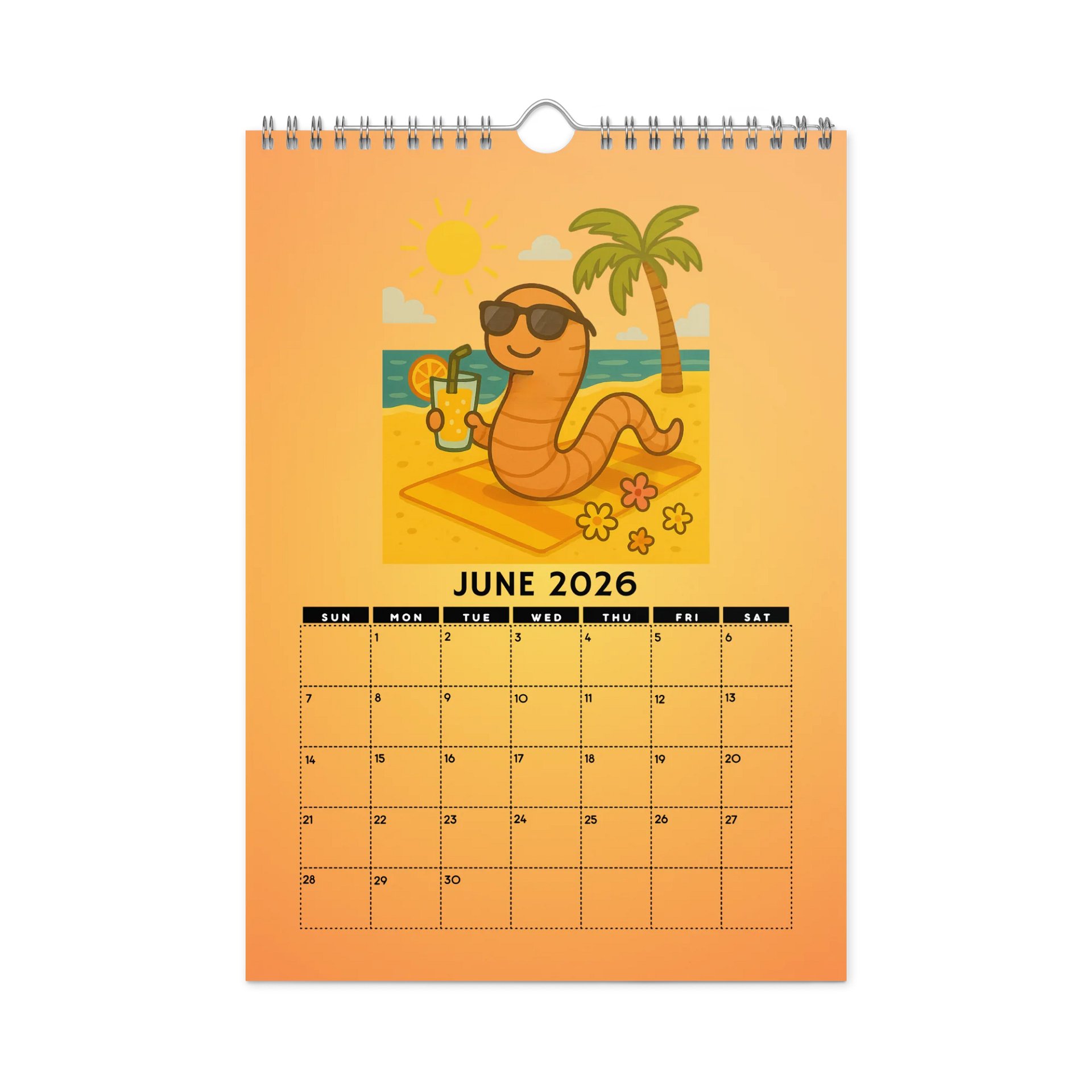 2026 Marcus the Worm Wall Calendar product image (6)