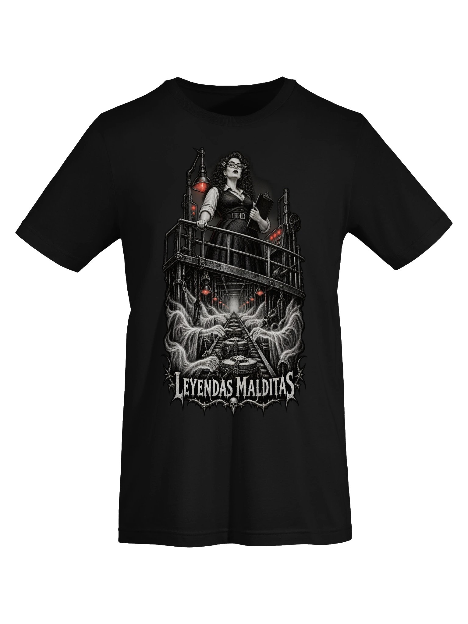 La Supervisora del Turno Maldito – Haunted Factory Horror Shirt | Leyendas Malditas product image (5)