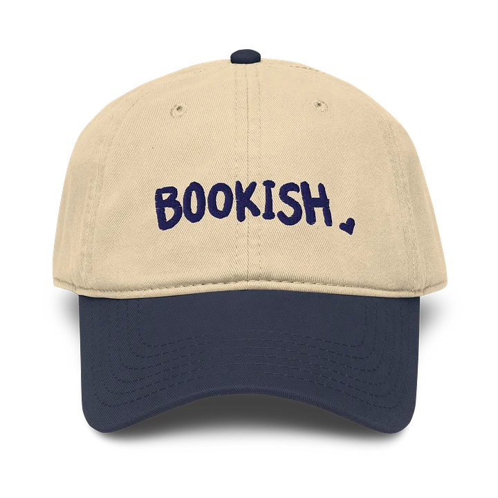 Bookish Cap (Navy-Khaki) product image (1)