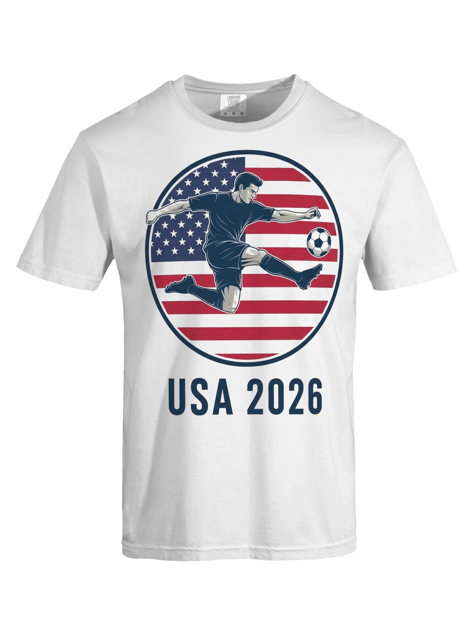 USA 2026 Soccer T-Shirt – American Flag Patriot Graphic Tee product image (4)