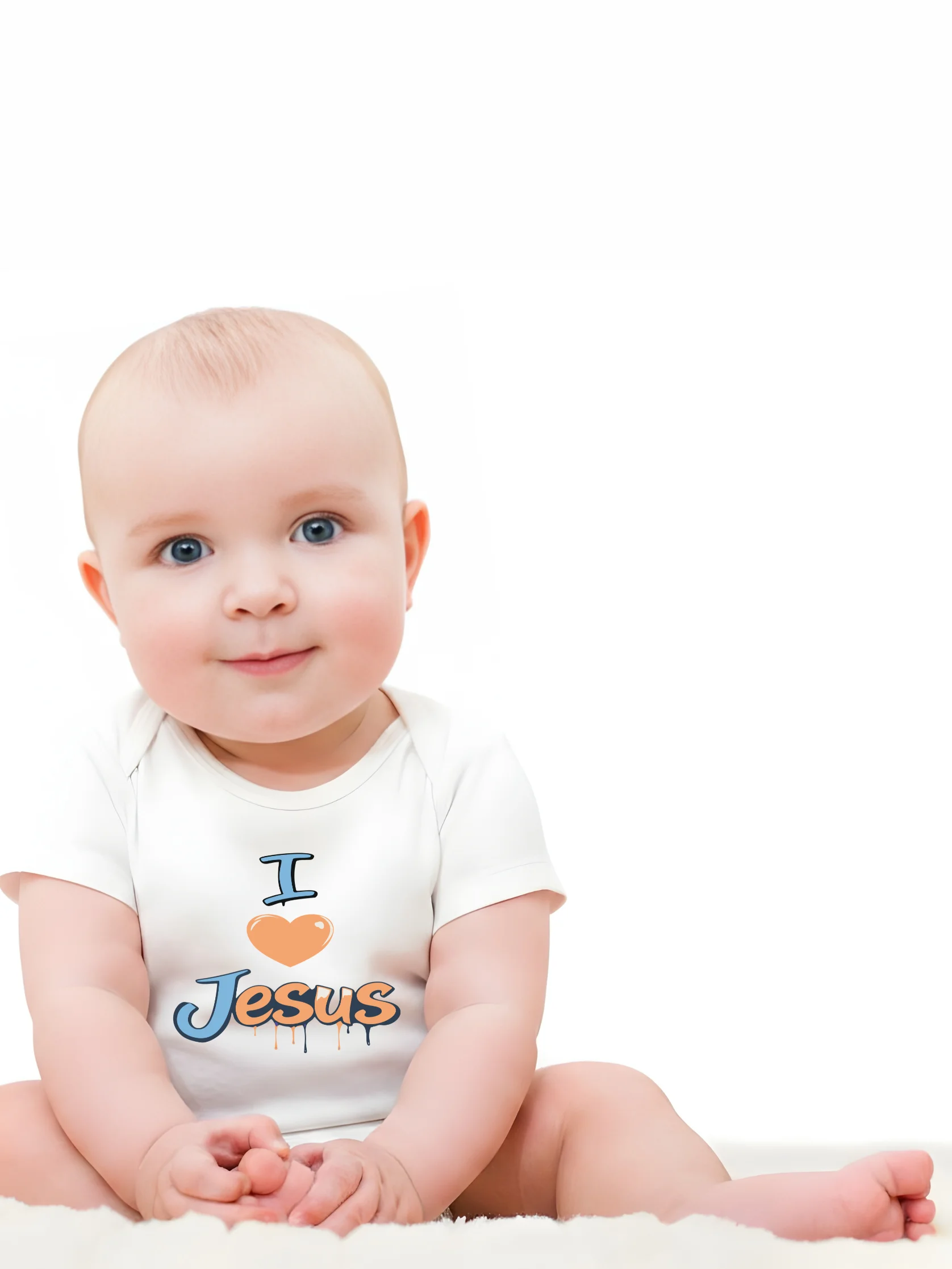 I Love Jesus Baby Bodysuit product image (7)
