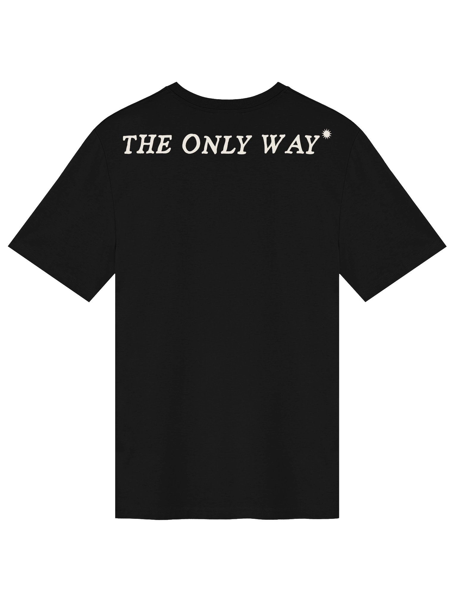 THE ONLY WAY Ribbed Neck T-Shirt product image (3)