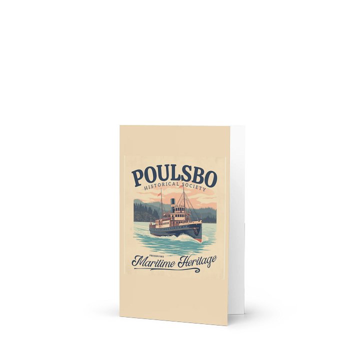 Poulsbo Historical Society Greeting Card product image (1)