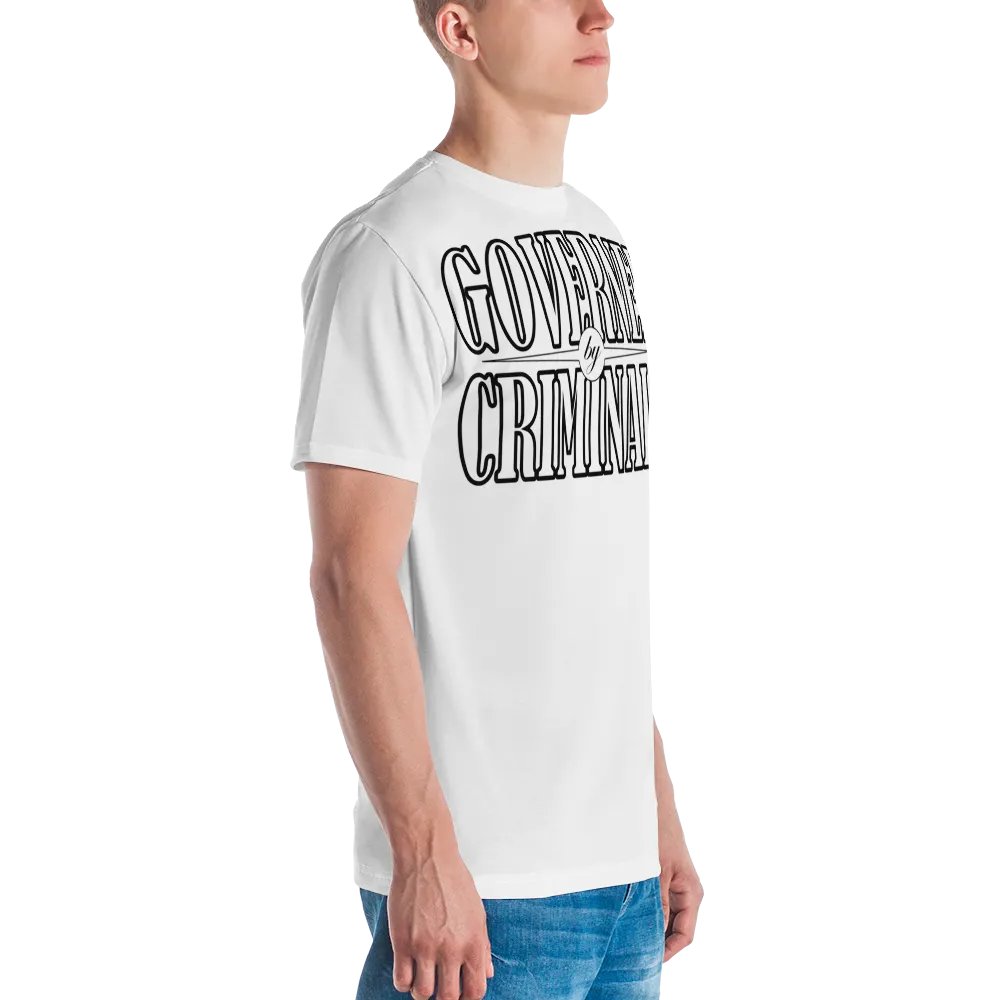 Governed By Criminals - USA - White - Crew Neck T-Shirt product image (3)