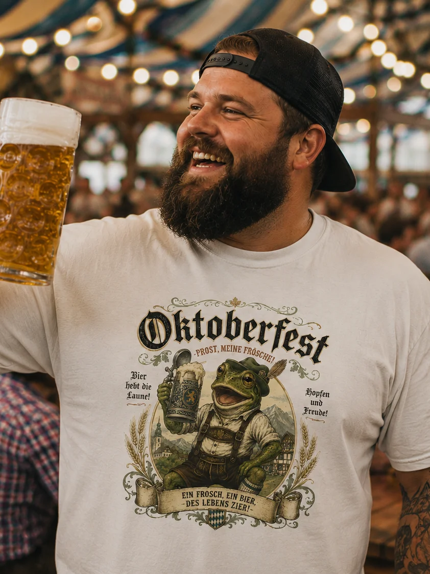 Oktoberfest Frog Prost Tee product image (199)